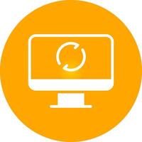 Glyph Smart Circle Gradient vector