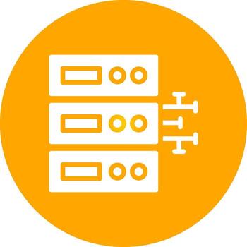 diseño de icono creativo de base de datos vector