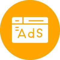 Advertising Creative Icon Design vector
