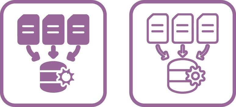 Data Processing Vector Icon