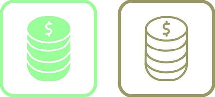 Stack Of Coins Vector Icon