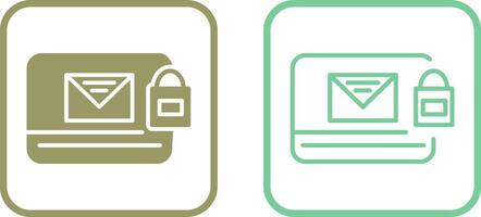 Locked Mail Vector Icon