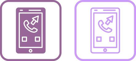 Outgoing Call Vector Icon