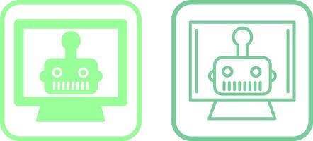 Artificial Bot Vector Icon