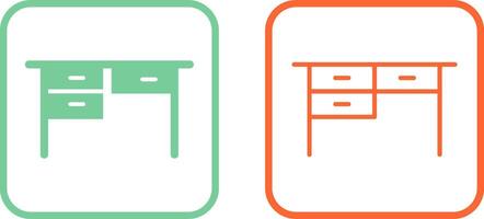 Table with Drawers II Vector Icon