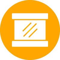 Mirror Creative Icon Design vector