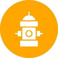 Fire Hydrant Creative Icon Design vector
