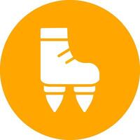 Flying Boots Creative Icon Design vector