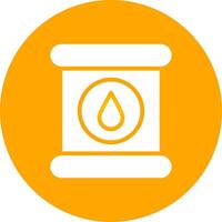 Waste Oil Creative Icon Design vector