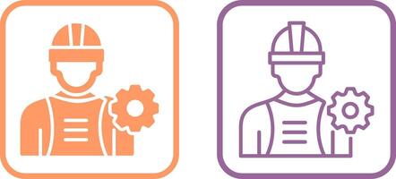 Industry Worker Vector Icon