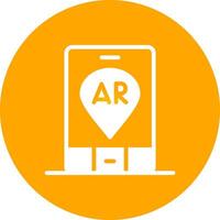 Ar Navigation Creative Icon Design vector