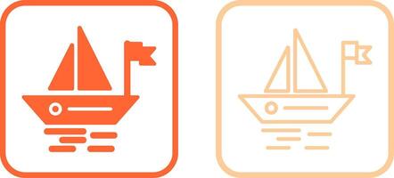 Small Boat Vector Icon