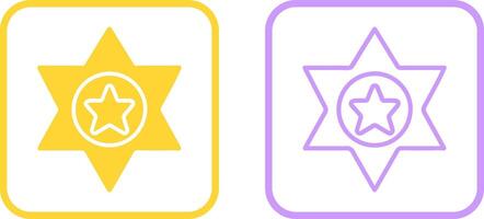 Sheriff Vector Icon