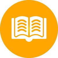 Open Book Creative Icon Design vector