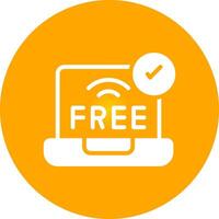 Free Wifi Creative Icon Design vector