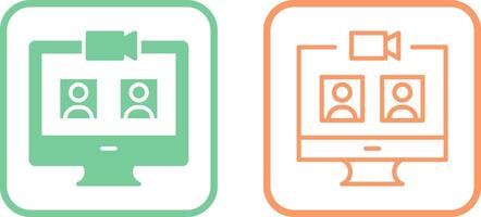 Video Call Vector Icon