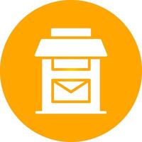 Postbox Creative Icon Design vector