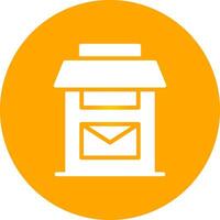 Postbox Creative Icon Design vector