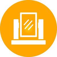 Mirror Creative Icon Design vector