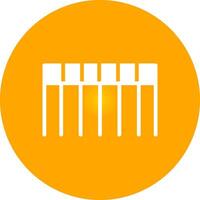 Comb Creative Icon Design vector