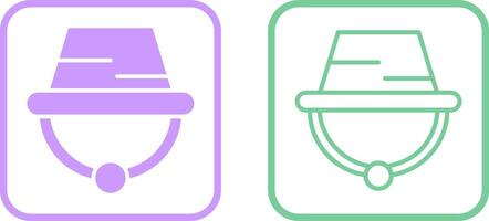 Camping Hat Vector Icon