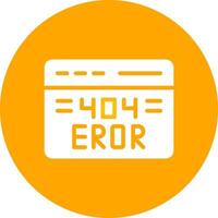 Diseño de icono creativo de error 404 vector