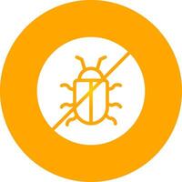 No Bug Creative Icon Design vector