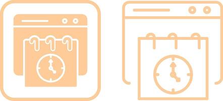 Deadline Web Vector Icon