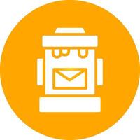 Postbox Creative Icon Design vector
