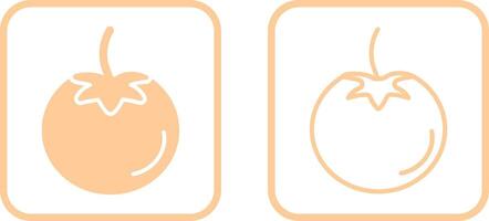 icono de vector de tomate