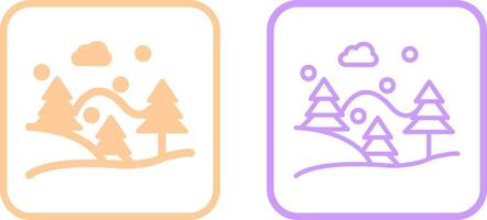 Snow Fall Vector Icon