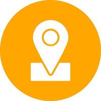 Location Pin Creative Icon Design vector