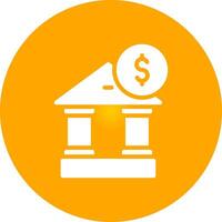 Commercial Bank Creative Icon Design vector