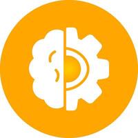 Deep Learning Creative Icon Design vector