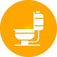 Toilet Creative Icon Design vector