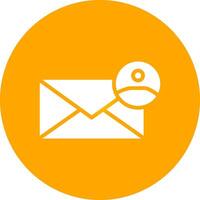 diseño de icono creativo de correo electrónico de contacto vector