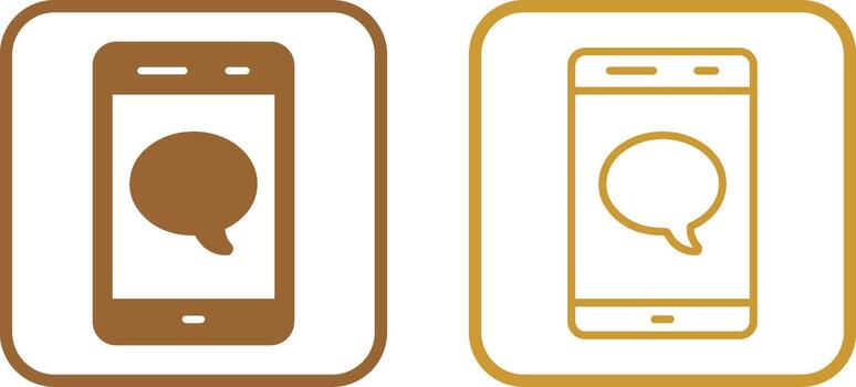 Single Message Bubble Vector Icon