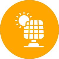 Solar Panel Creative Icon Design vector