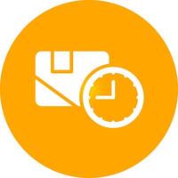 Estimated Delivery Creative Icon Design vector