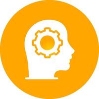 Machine Learning Creative Icon Design vector