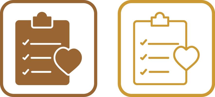 Wishlist Vector Icon