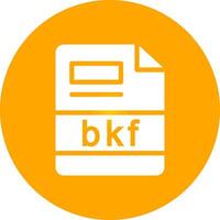 bkf creativo icono diseño vector