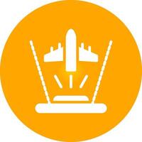 Ar Flight Training Creative Icon Design vector