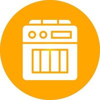 Amplifier Box Creative Icon Design vector