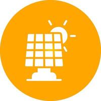 Solar Panel Creative Icon Design vector