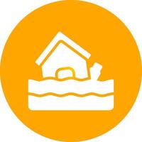 Flood Creative Icon Design vector