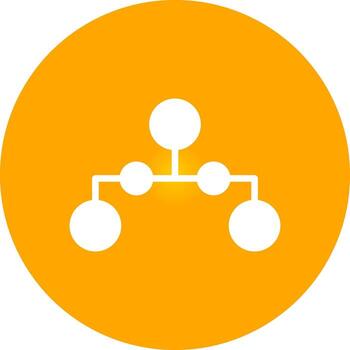 Circle Picture Hierarchy Creative Icon Design vector