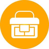 Fish Cooler Creative Icon Design vector