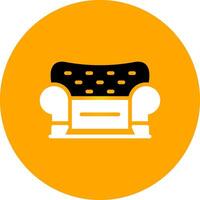 Sofa Creative Icon Design vector