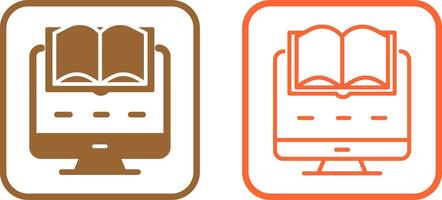Digital Learning Vector Icon